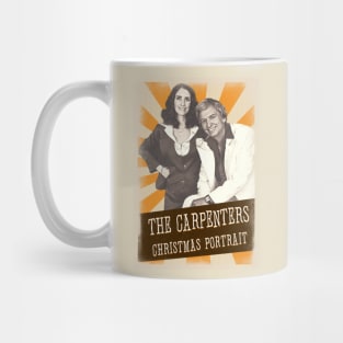 Vintage Aesthetic The Carpenters Christmas Portrait Mug